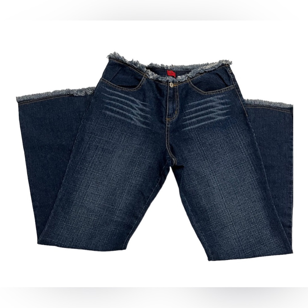 MONACO Boot Cut Bling Bedazzled Jeans